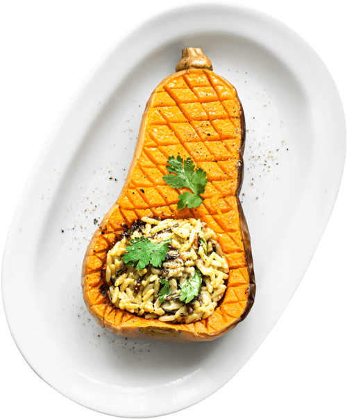dish and leaf image for website decoration 