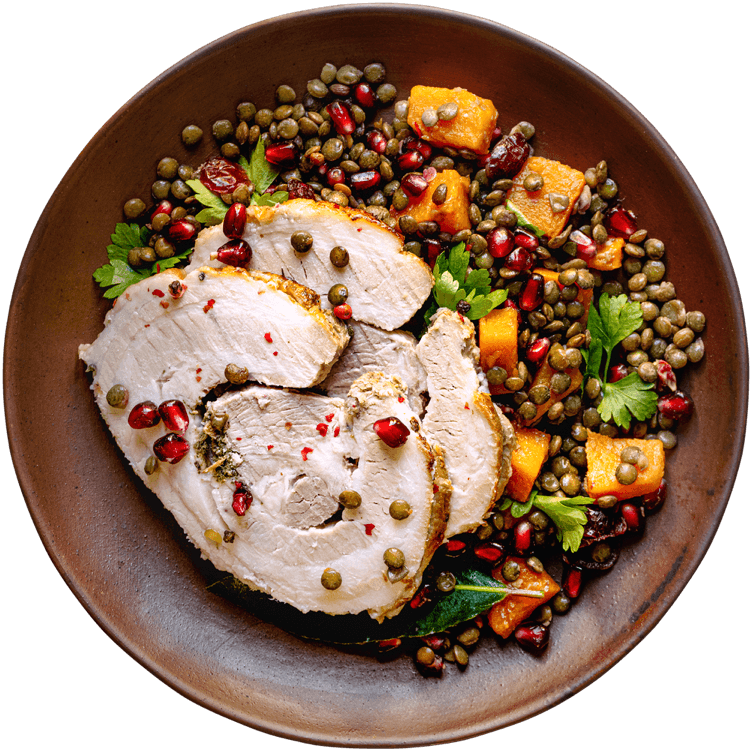 chicken dish for decoration